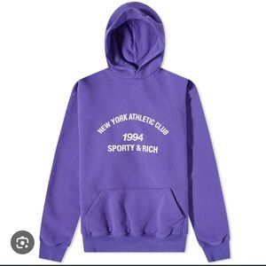 Sporty and Rich/ hoodie/ size M/ purple